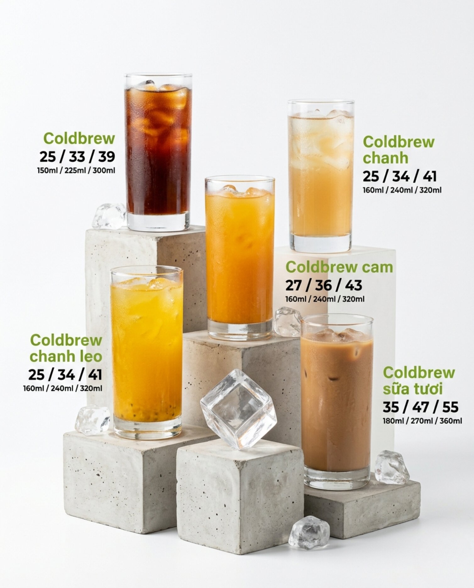 Coldbrew các loại